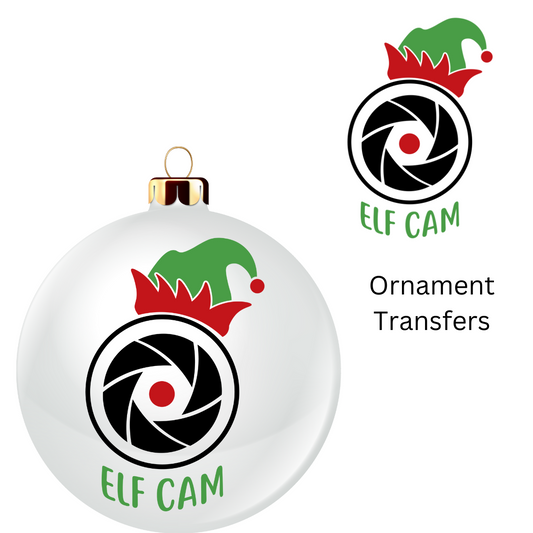 Elf Cam Ornament Transfer UV DTF