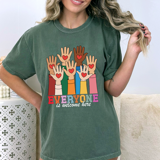 Everyone Is Welcome Here DTF TRANSFER