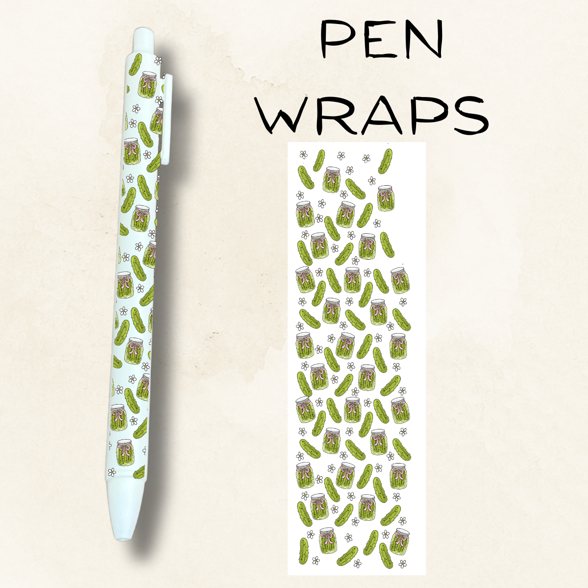 Pickles UV DTF Wrap For Ballpoint Pen