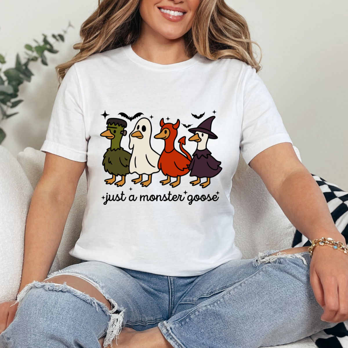 Just a Monster Goose DTF TRANSFER