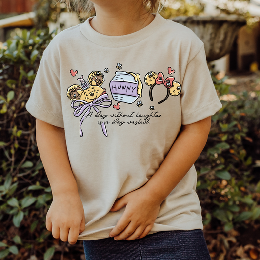 YOUTH A Day Without Laughter Bear DTF TRANSFER