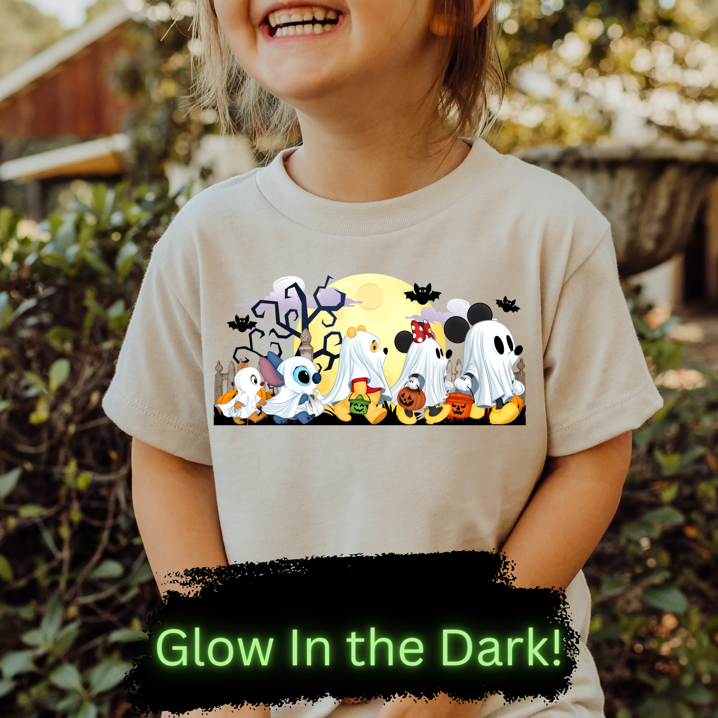 GOOD Halloween Friends DTF Transfer GLOW IN THE DARK ADULT/YOUTH