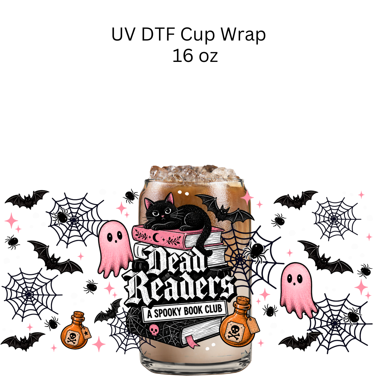 Dead Readers UV DTF Cup Wrap