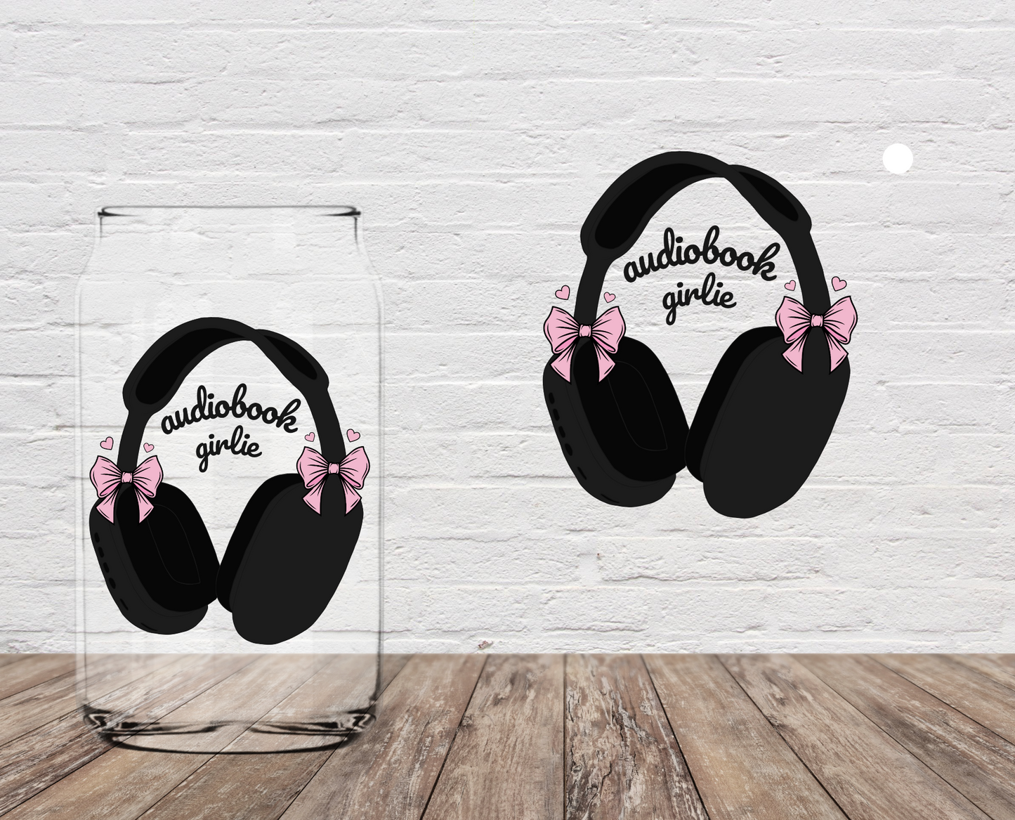 Audiobook Girlie 4" UV DTF