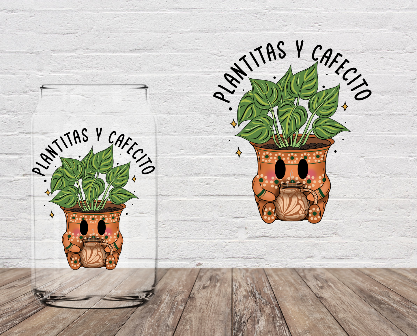 Plantitas Y Cafecito 4" UV