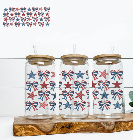 Bows & Stars UV DTF DOUBLE SIDED