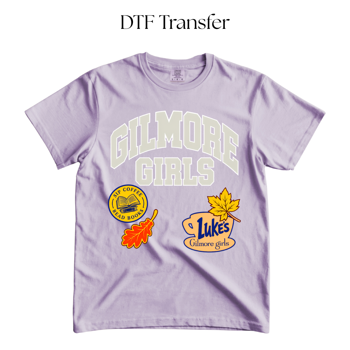 Sip Coffee Read Books DTF Transfer