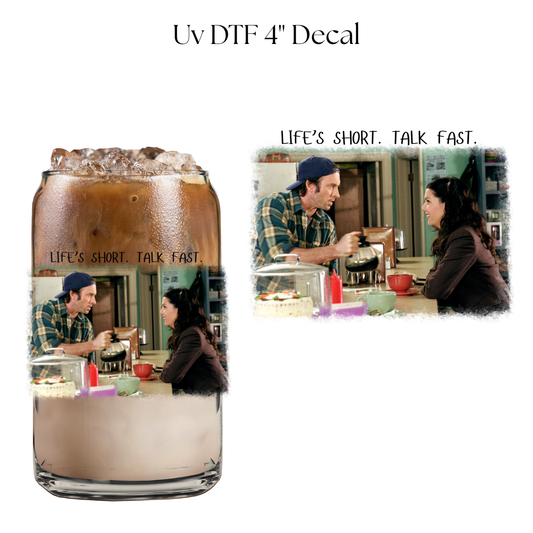 Life’s Short Talk Fast Dtf Transfer