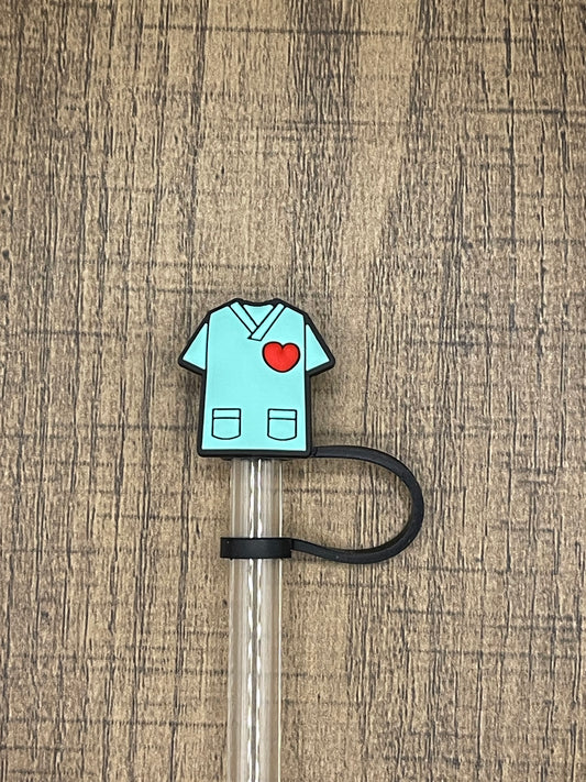 Scrubs Silicone Straw Topper