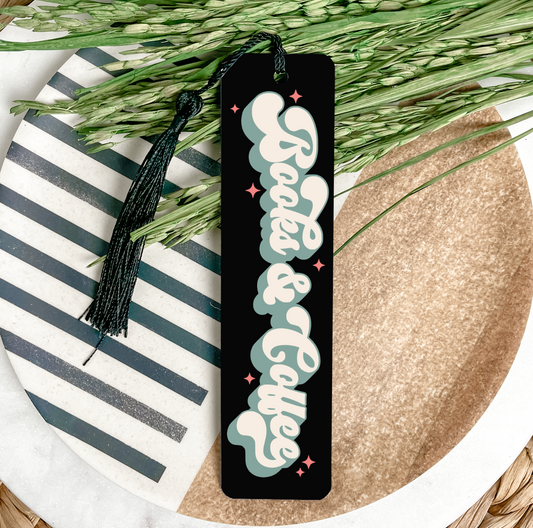 Books & Coffee UV BOOKMARK