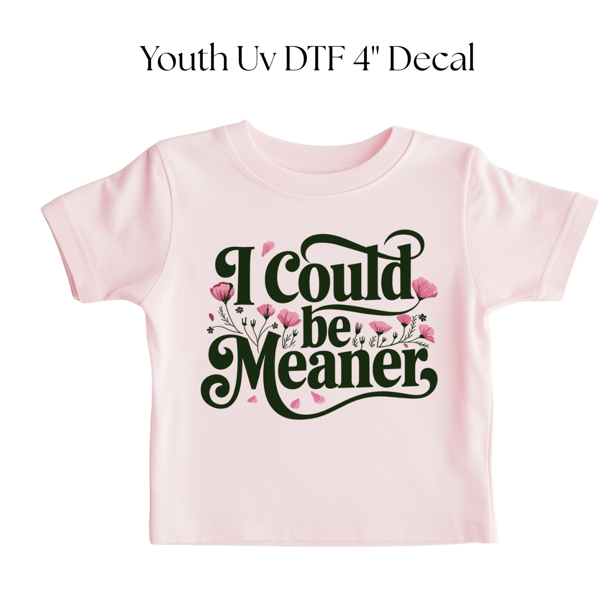 YOUTH I Could Be Meaner DTF Transfer
