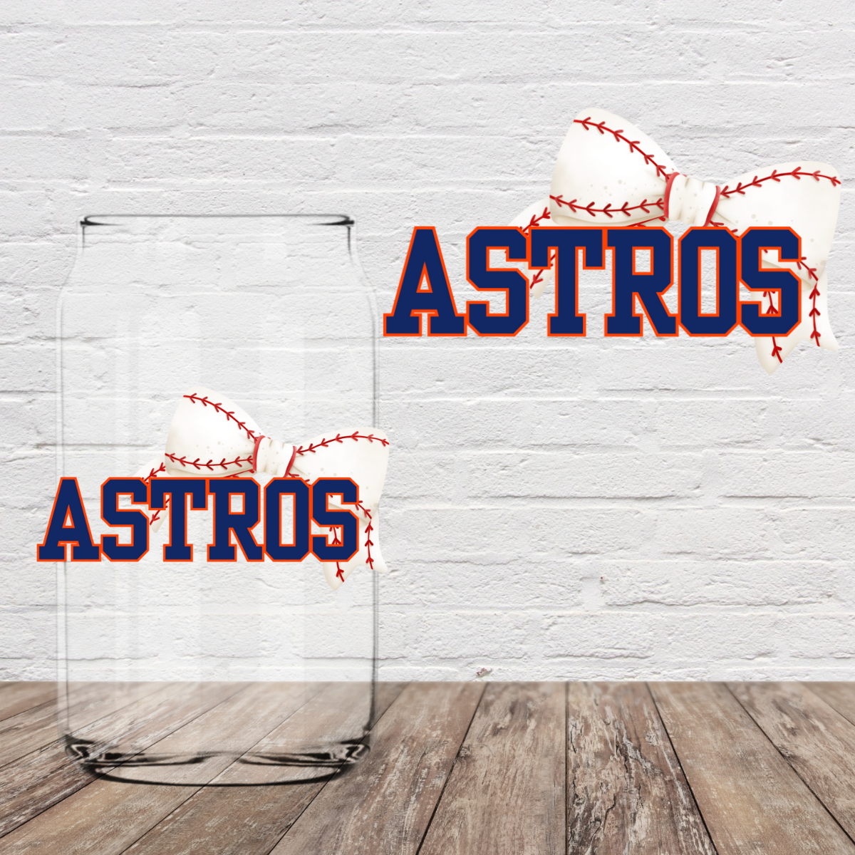 Astros 4" UV DTF