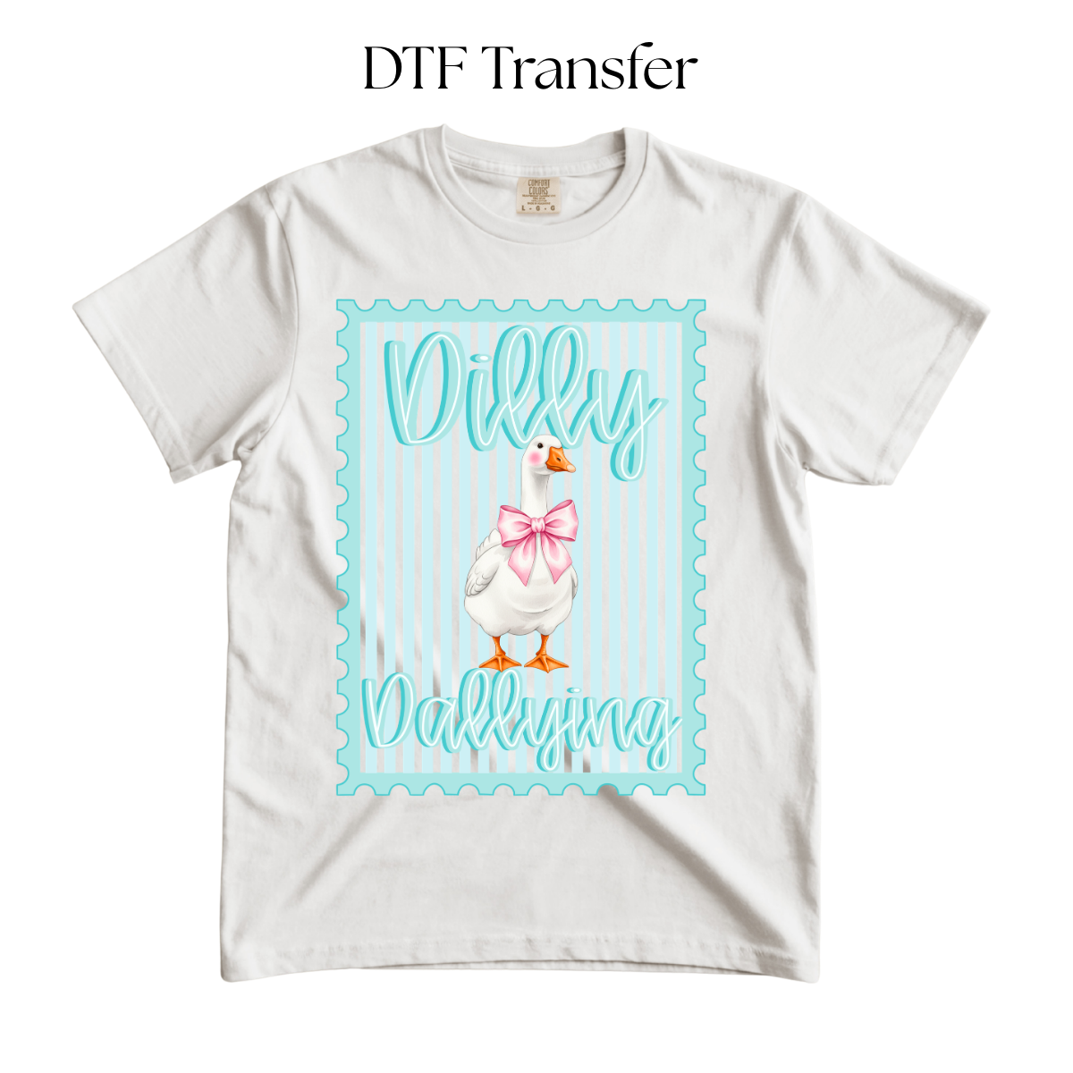 Goose Dilly Dallying DTF Transfer