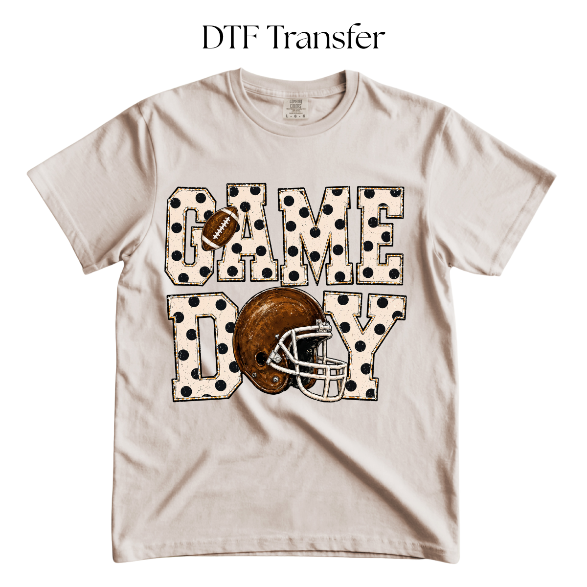 Polka Dot Game Day DTF Transfer