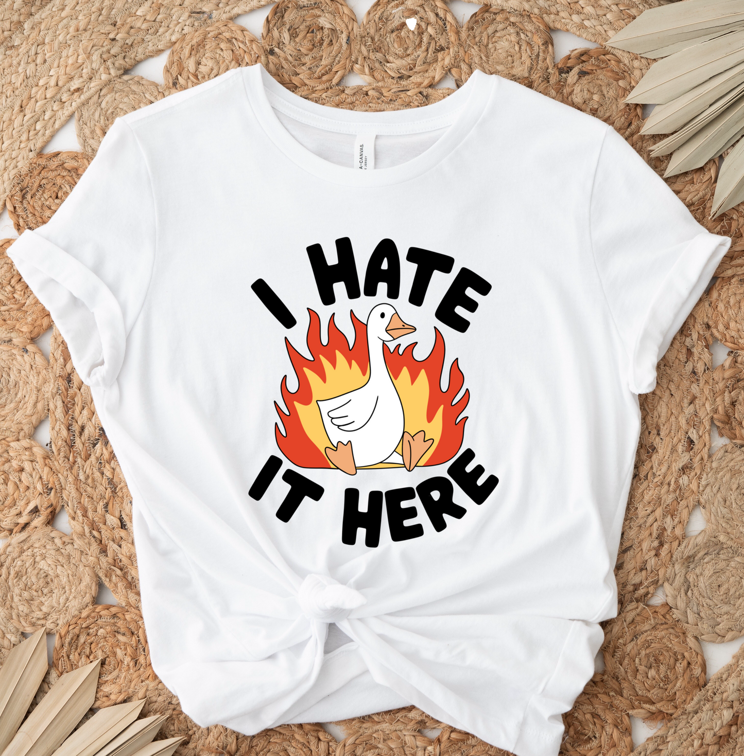 I Hate It Here Duck DTF TRANSFER