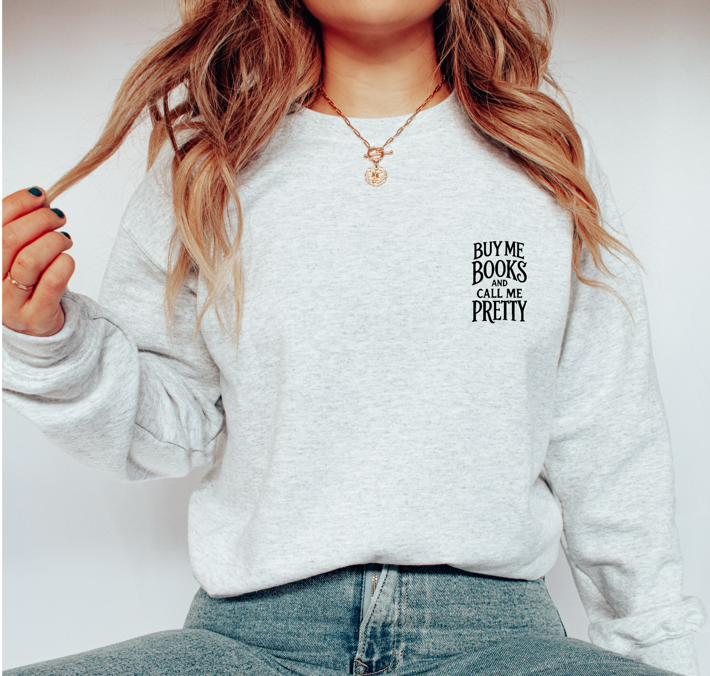 Buy Me Books & Call Me Pretty (BLACK) SINGLE COLOR DTF TRANSFER