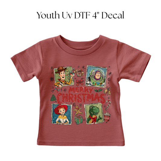 YOUTH Toy Friends Christmas DTF Transfer
