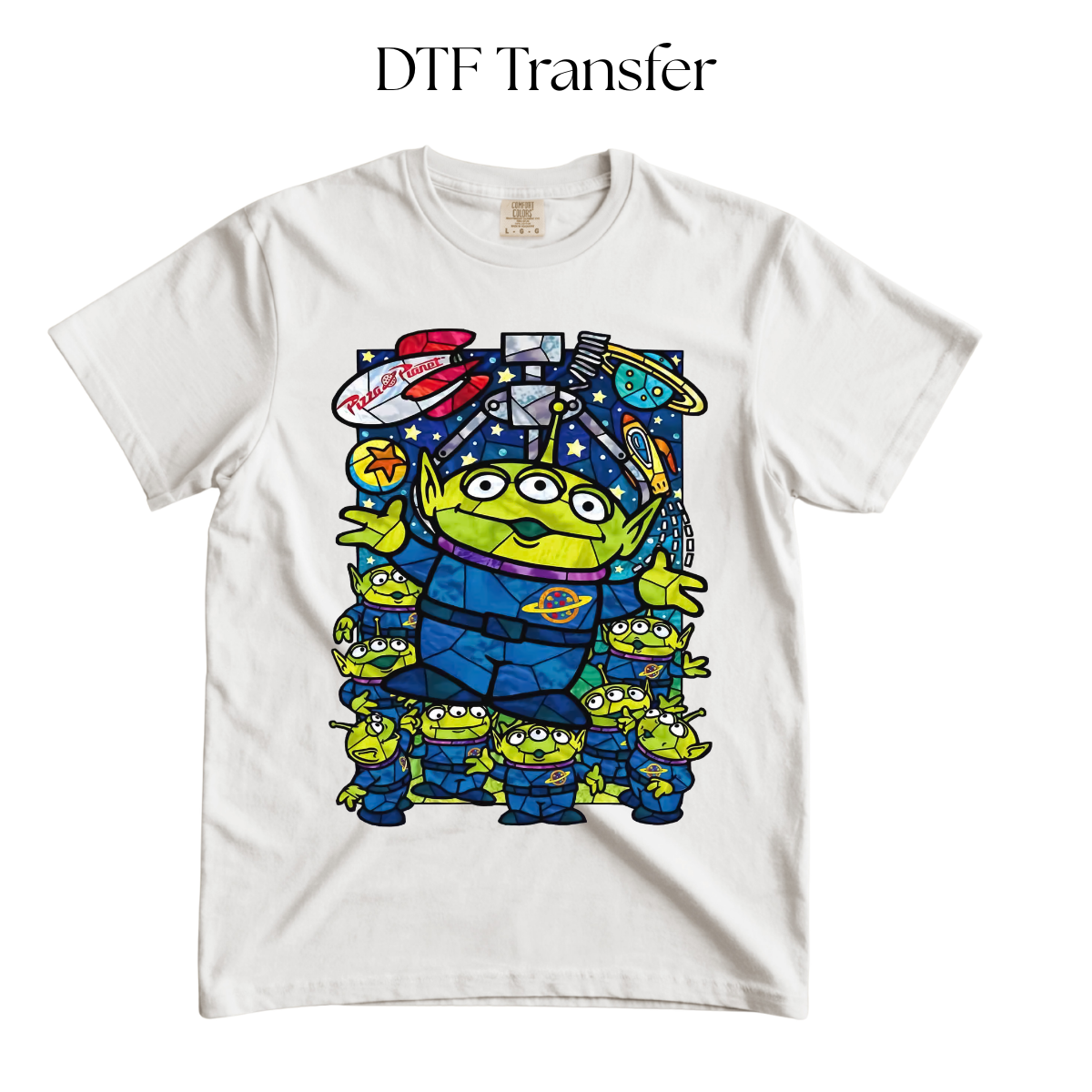 Toy Aliens DTF Transfer