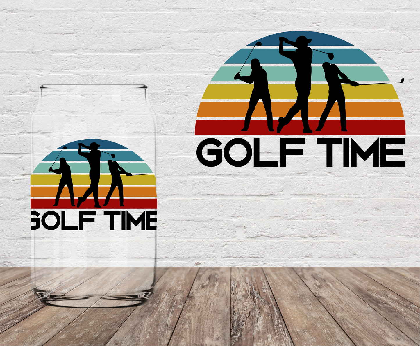 Golf Time 4" UV DTF