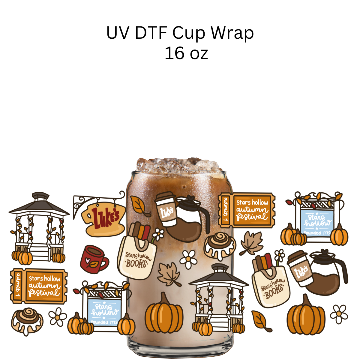 SH Autum Festival UV DTF Wrap