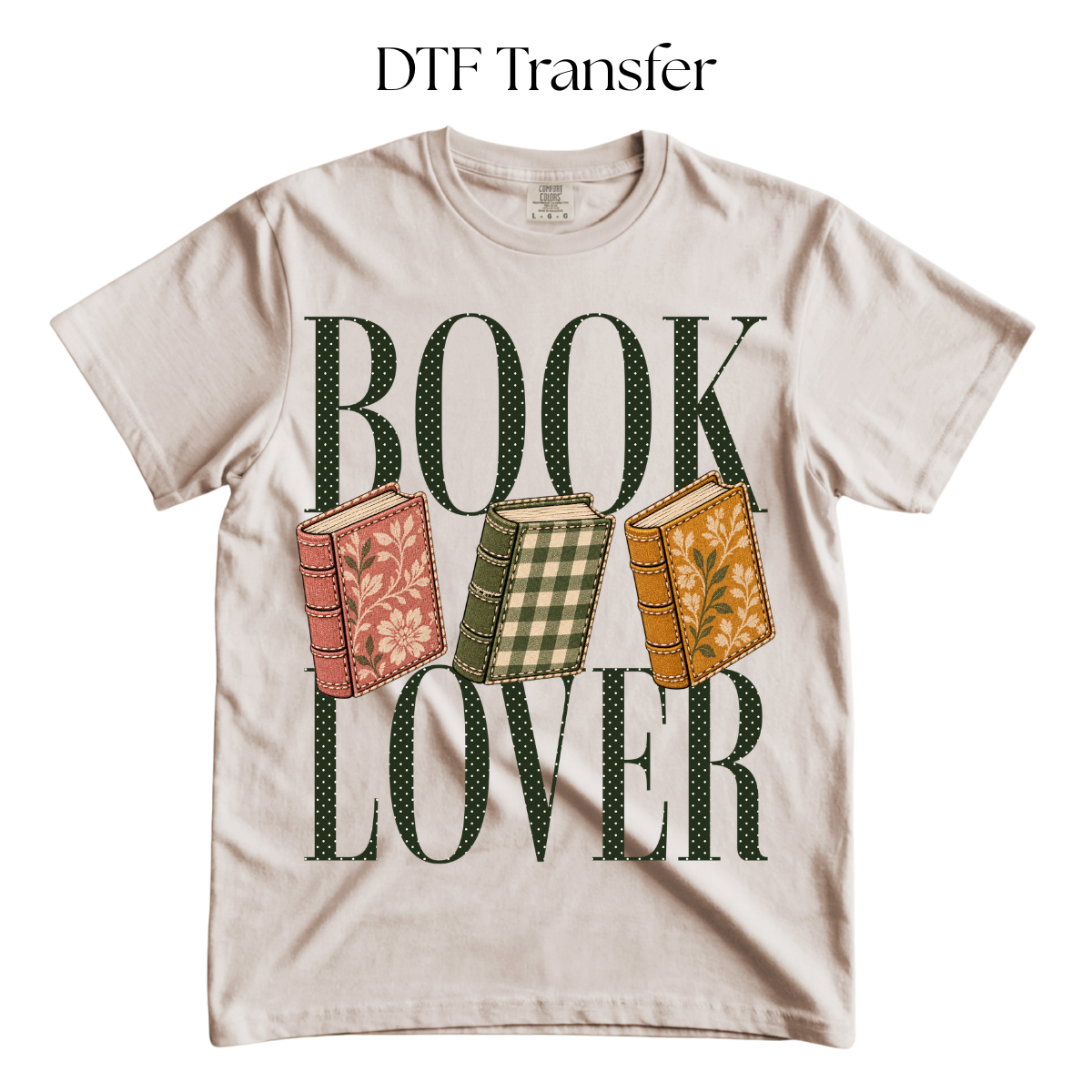 Book Lover DTF Transfer