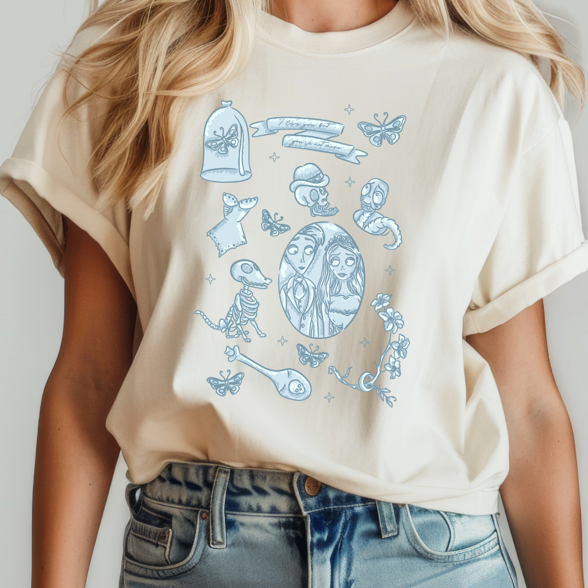 Blue Bride Dtf Transfer (print to order)