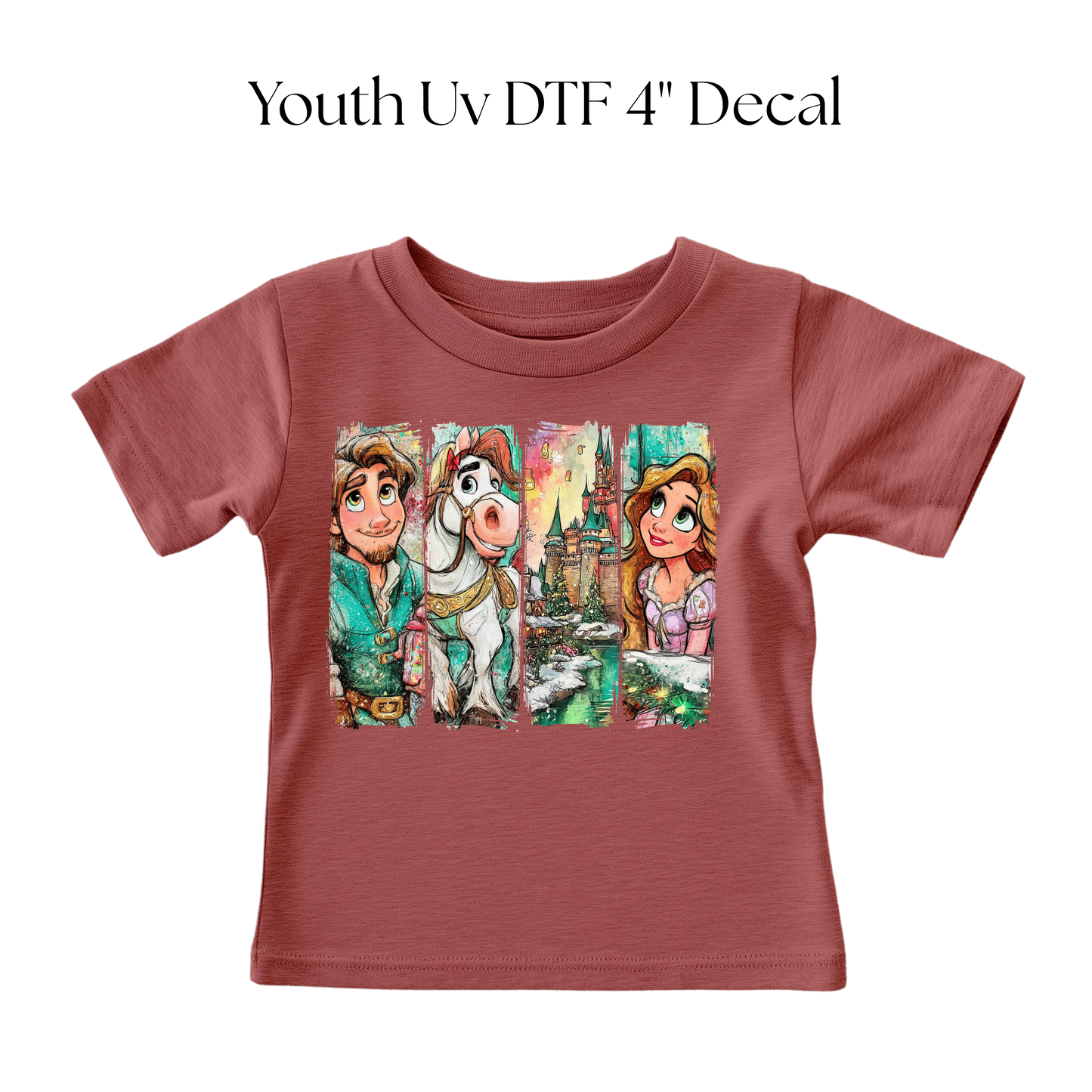 YOUTH Long Hair Princess DTF Transfer