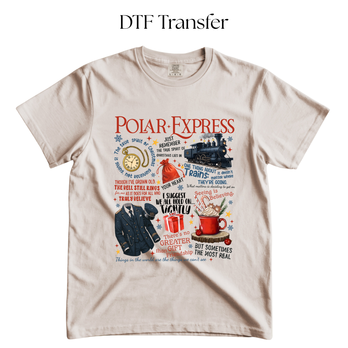 Polar Train DTF Transfer
