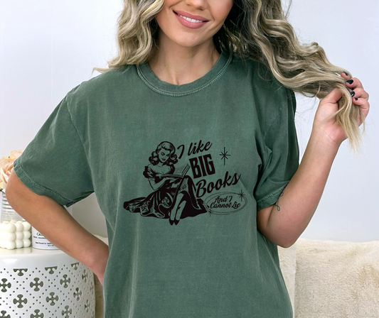 I Like Big Books Screen Print