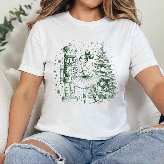 Nutcracker Green Single Color Dtf Transfer