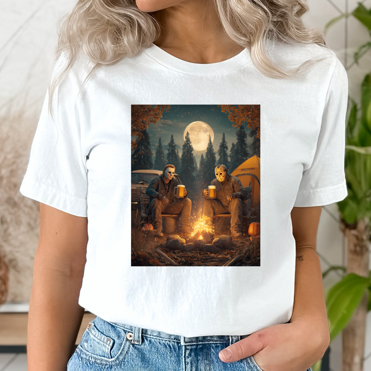 Horror Camping DTF Transfer
