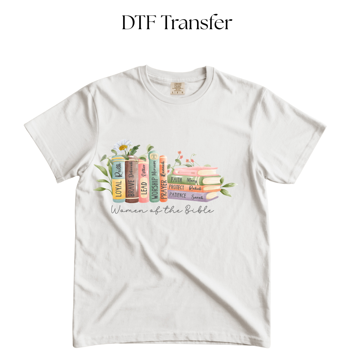 Women of the Bible Books DTF Transfer