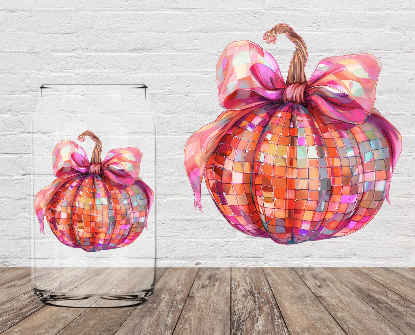 GOOD Pink Pumpkin 4" UV DTF