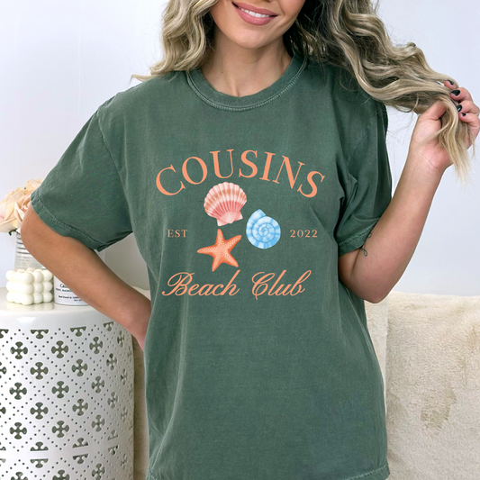 Cousins Beach Sea Shells DTF TRANSFER