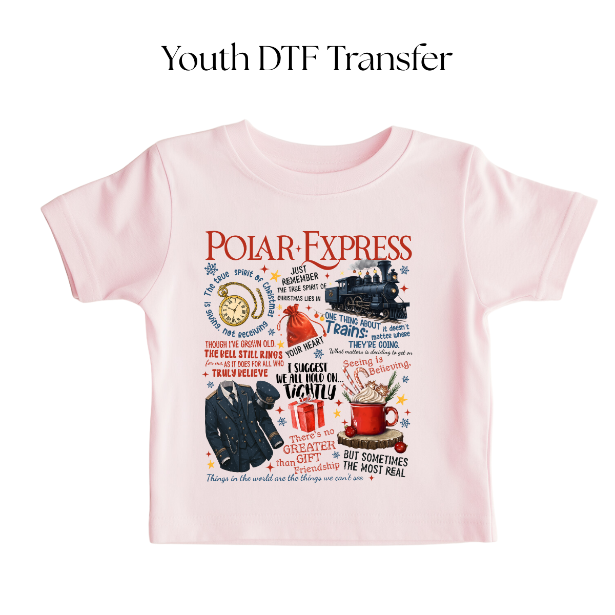 YOUTH Polar Train DTF Transfer