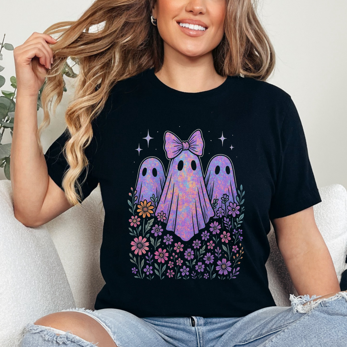 Purple Ghostie DTF Transfer