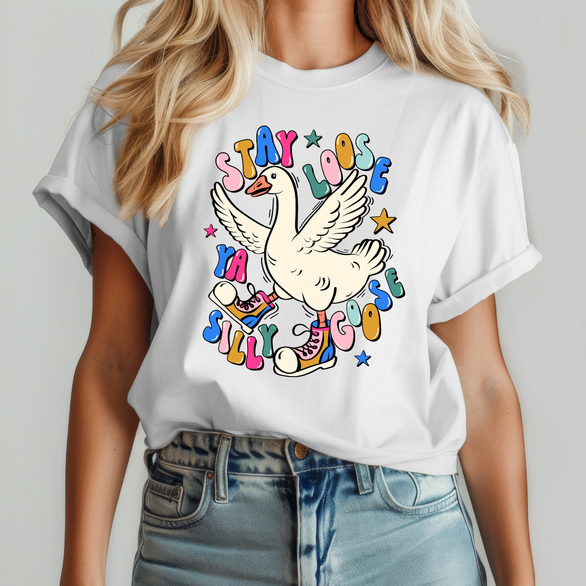 Stay Loose Silly Goose Dtf Transfer