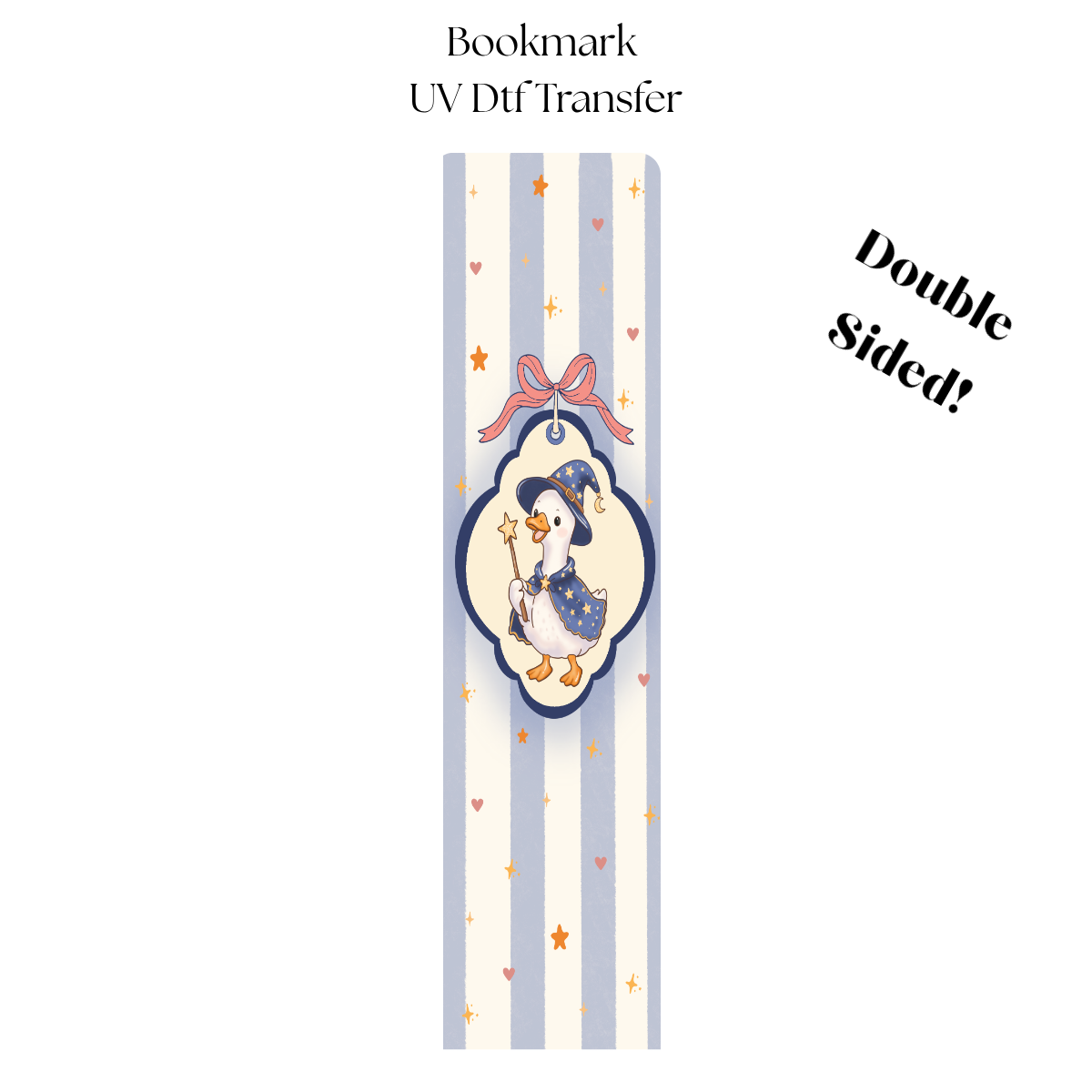 Wizard Duck UV DTF Bookmark Transfer