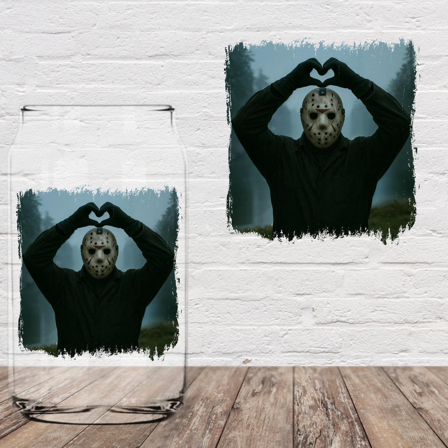 Horror Heart 4" UV DTF (Print to order)