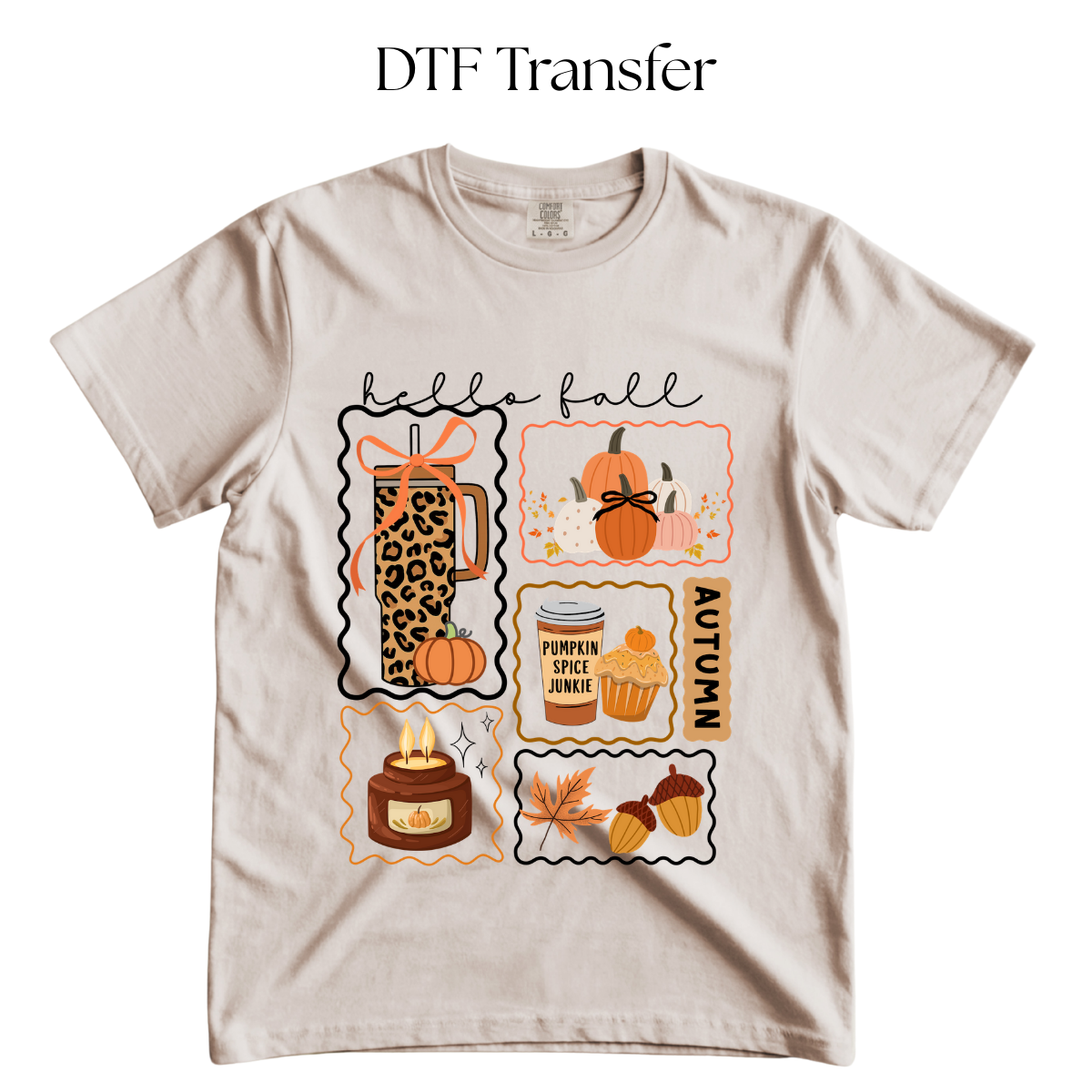 Hello Fall DTF Transfer