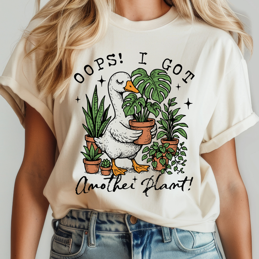 Oops I Got Another Plant Goose DTF Transfer