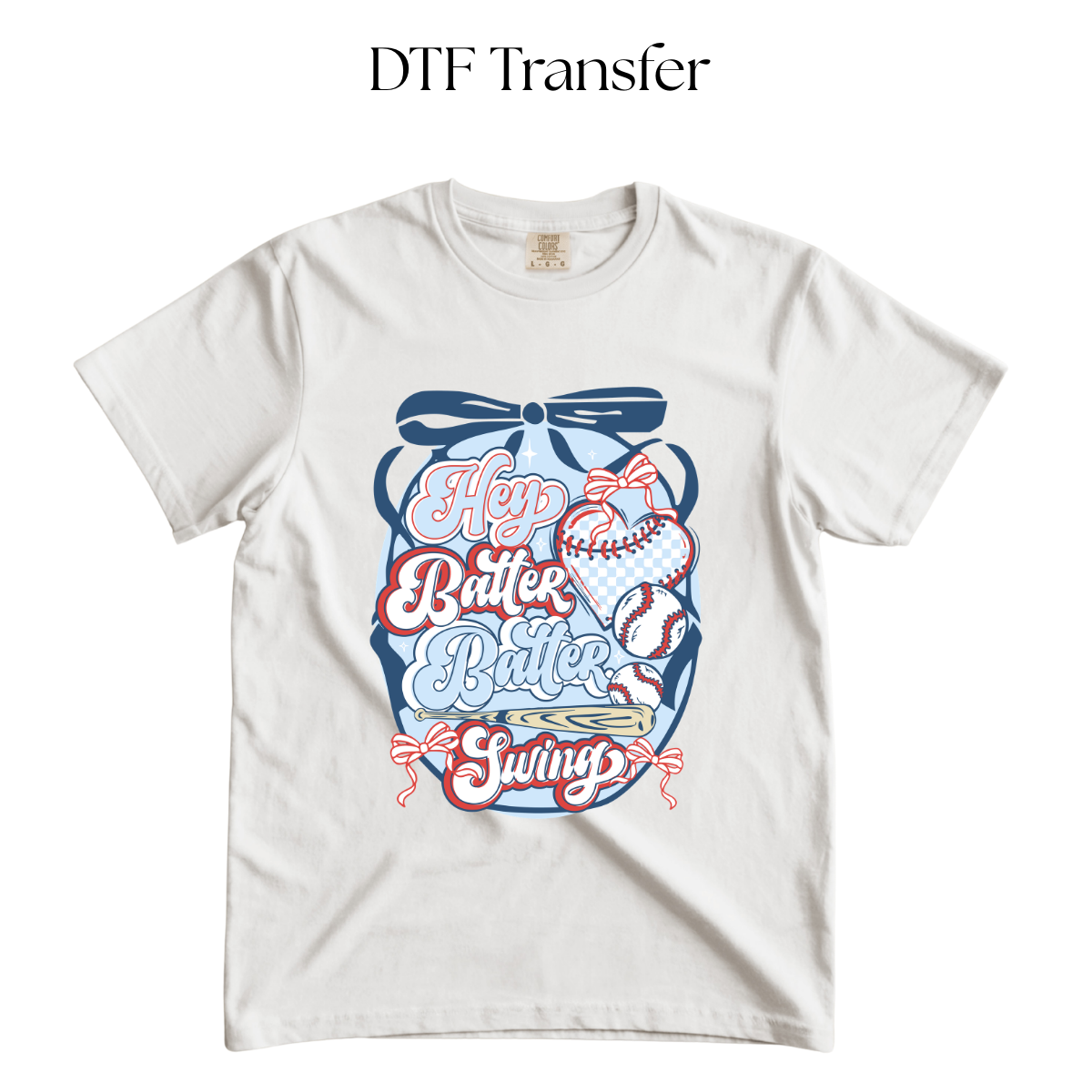 Hey Batter Batter Swing DTF Transfer