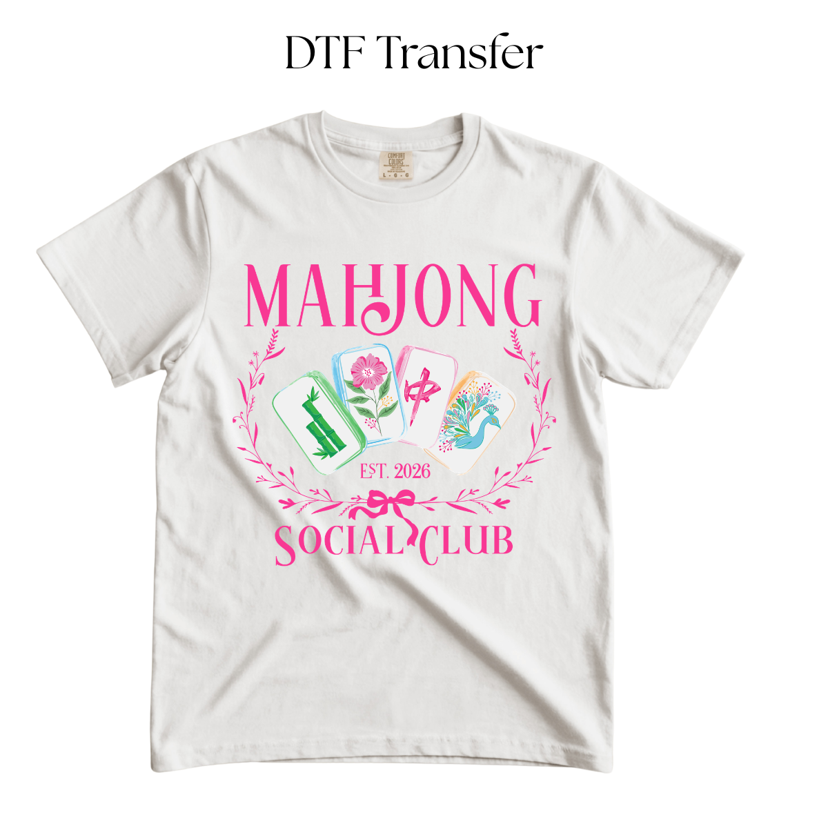 Mahj Social Club DTF Transfer
