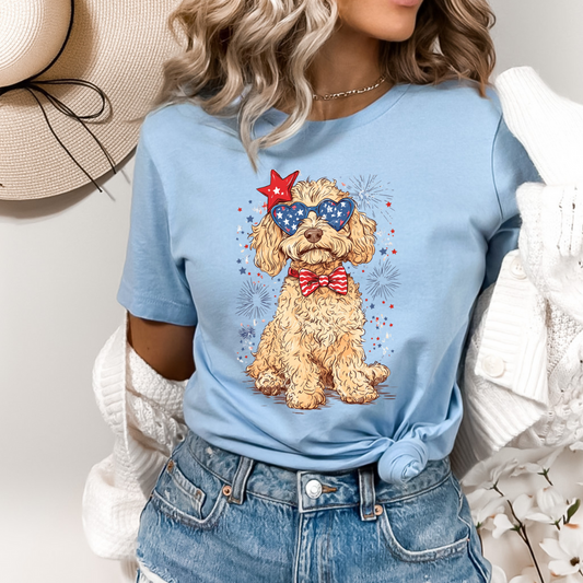 Patriotic Dog DTF TRANSFER