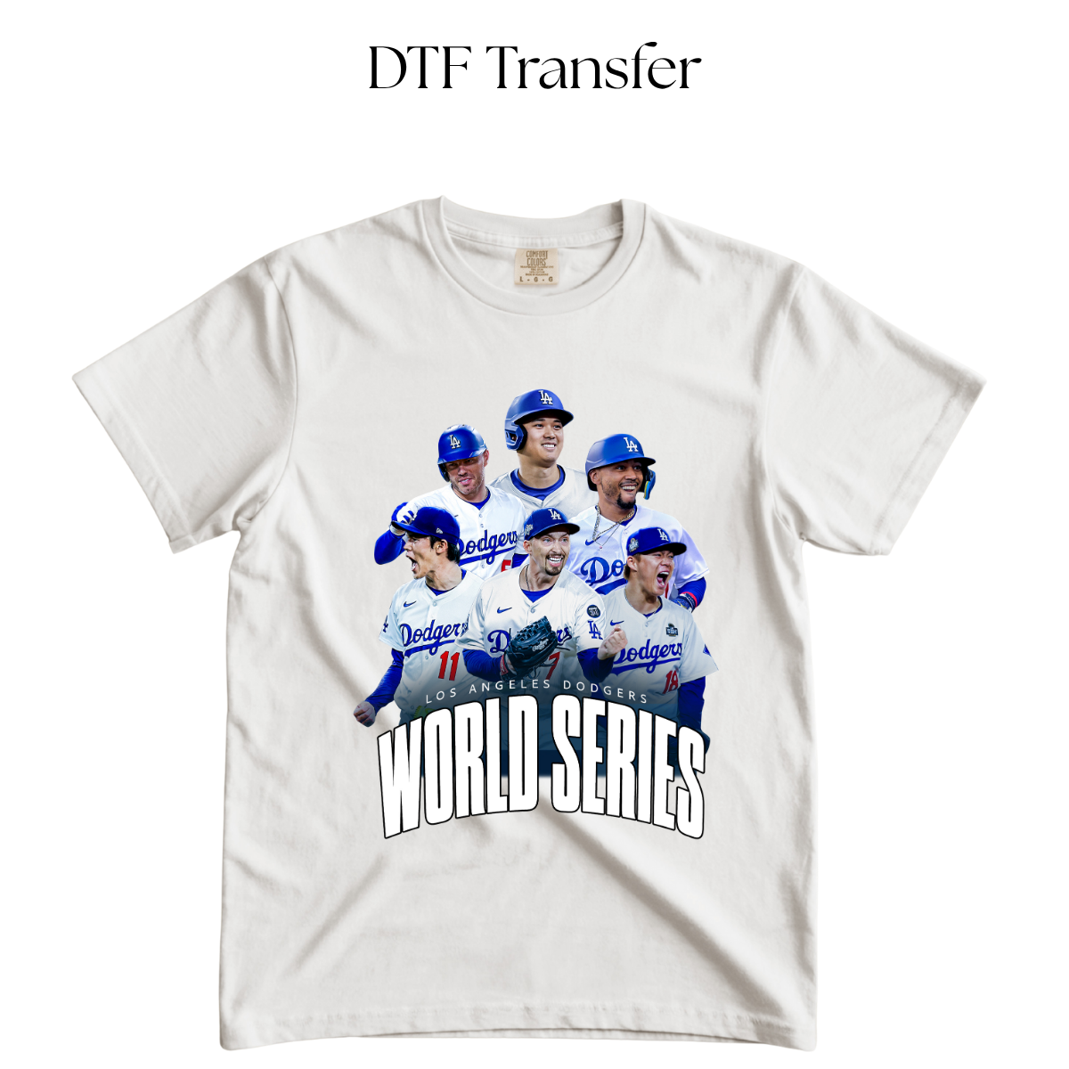 World Series Dod DTF Transfer