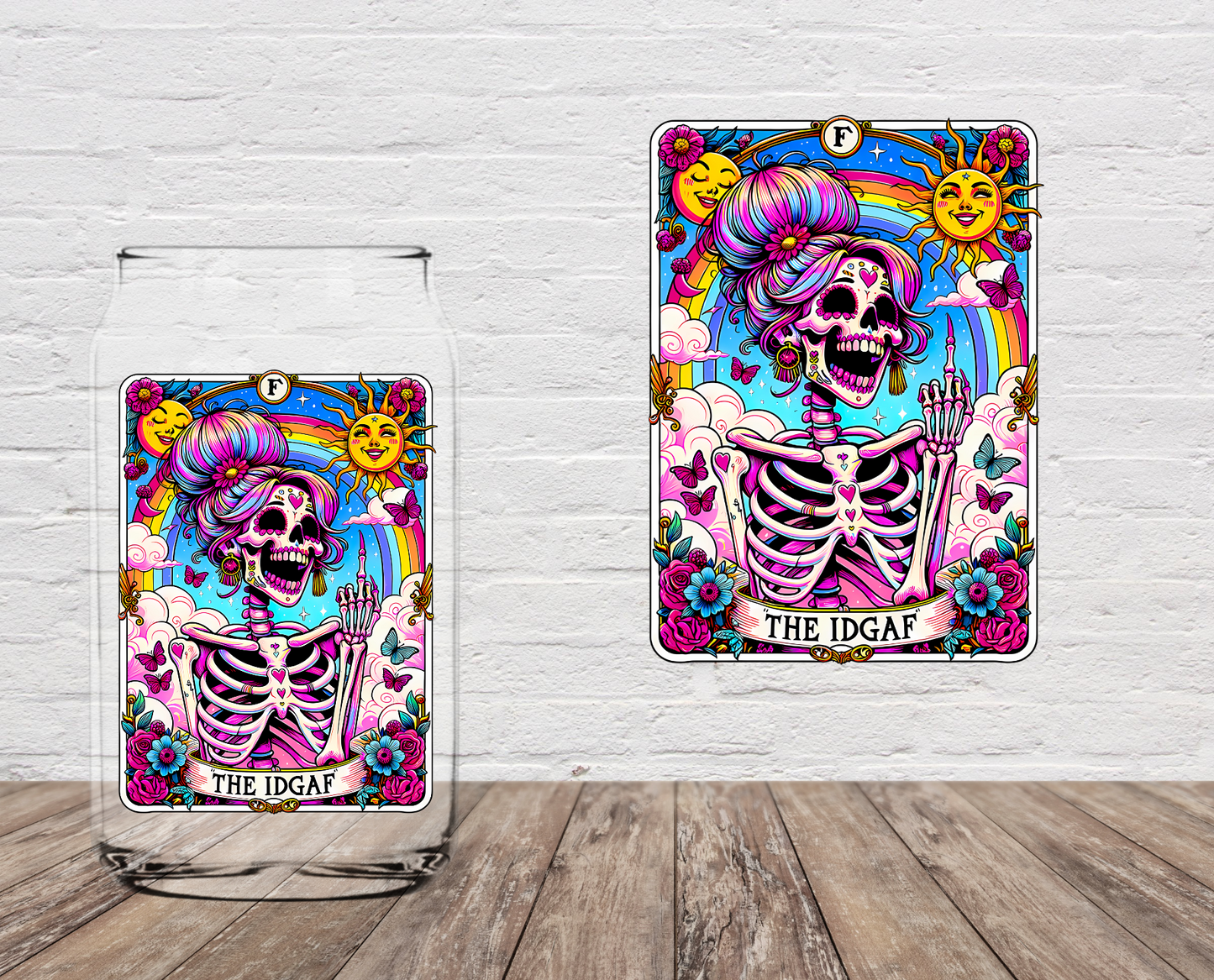 The IDGAF Tarot Card 4" UV