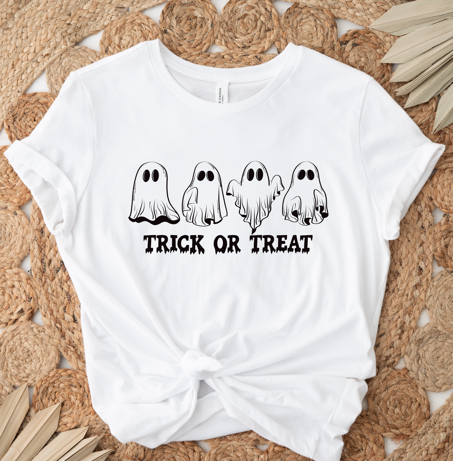 GOOD Trick Or Treat Ghost 4x Screen Transfer
