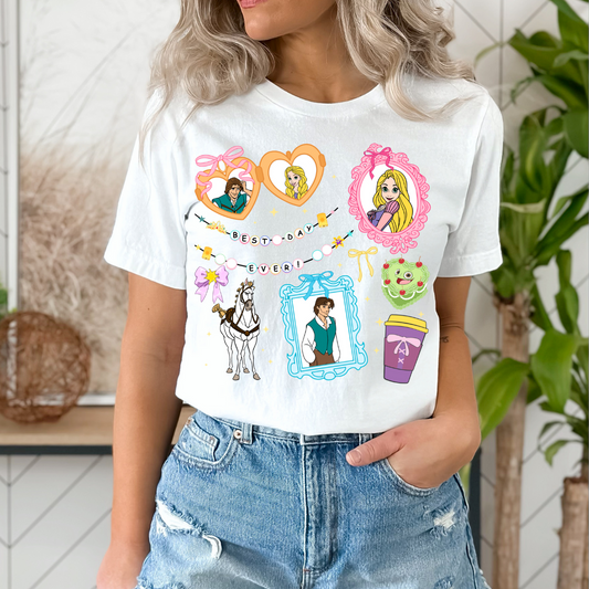 Best Day Ever Frames DTF TRANSFER