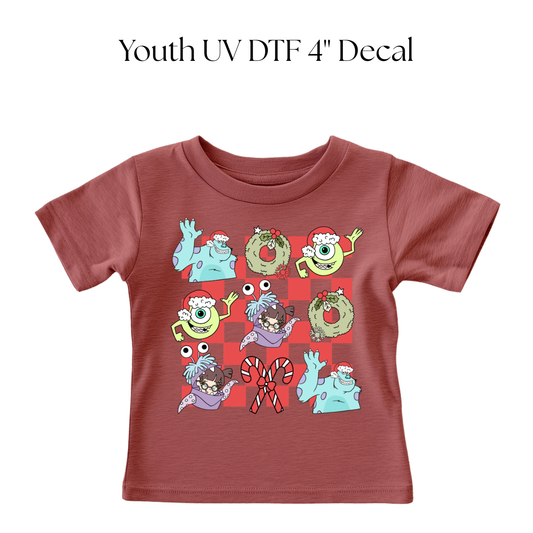 YOUTH Monsters Christmas DTF Transfer