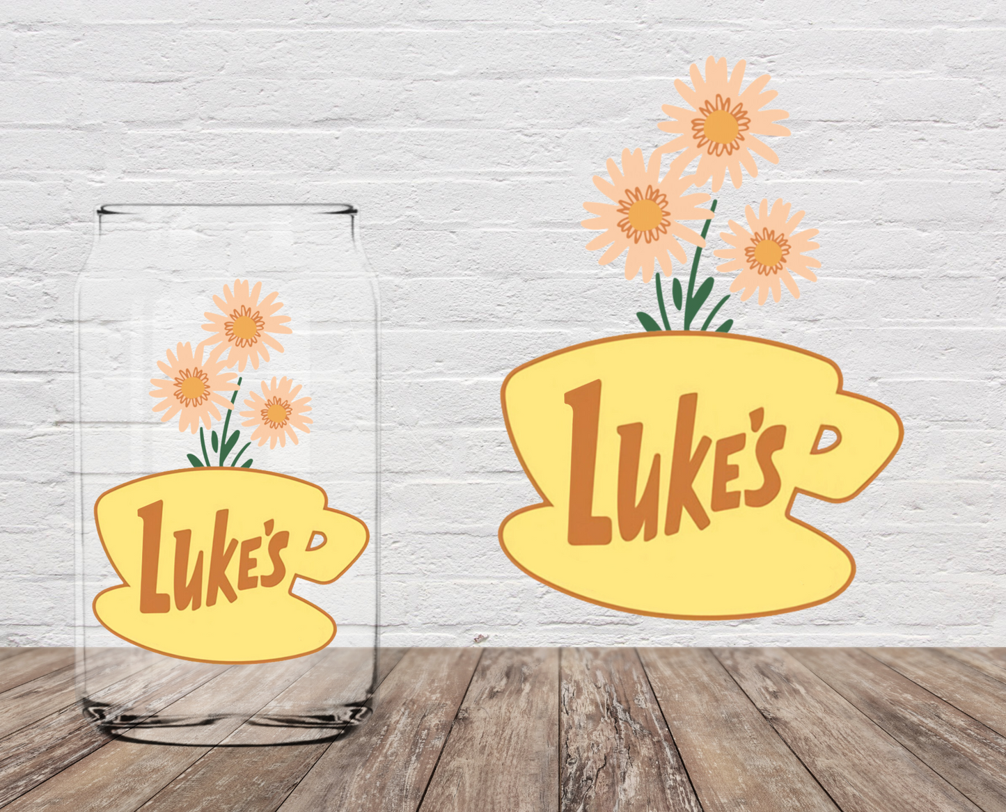 Floral Luke 4" UV DTF